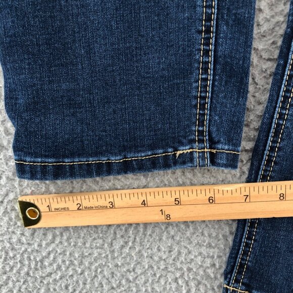 Chicos Jeans Womens 0.5 US 6 So Slimming Blue Medium Wash Denim Stretch Skinny* - Picture 12 of 13